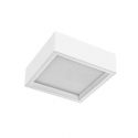 Plafoniera design modern slim din gips alb 25cm BELINA