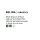 Plafoniere - Plafoniera design modern slim din gips alb 25cm BELINA