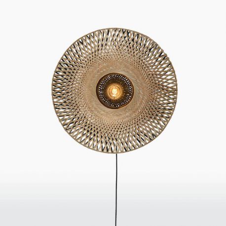 Aplice, corpuri de iluminat pentru pereti - Aplica din bambus KALIMANTAN Extra Small, 44cm