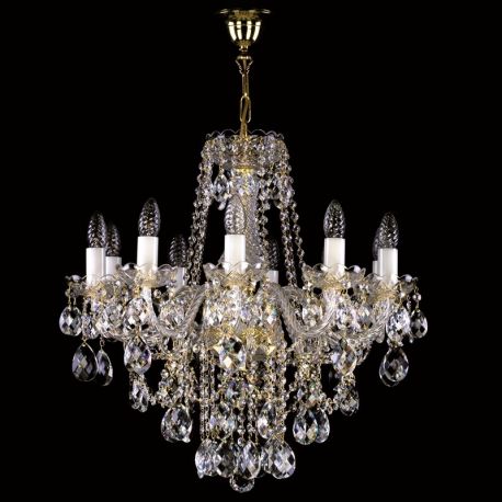 Lustre Cristal Bohemia - Candelabru Cristal Bohemia Exclusive 10 brate JESSICA X.