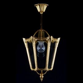 Pendule, Lustre suspendate - Lustra LUX realizata din alama, diam.25cm KOLETA II.