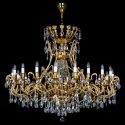 Candelabru XL Cristal Bohemia Exclusive 21 brate LYRA