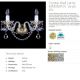 Aplice Cristal Bohemia - Aplica de perete 2 brate Cristal Bohemia Exclusive MADISON II.