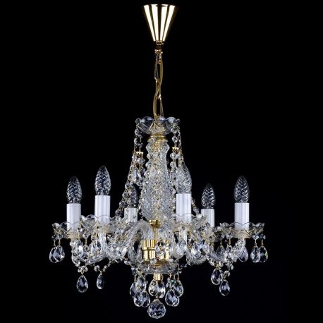 Lustre Cristal Bohemia - Candelabru Cristal Bohemia Exclusive 6 brate Magda VI