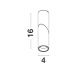 Plafoniere cu spoturi, Spoturi aplicate - Spot LED aplicat ajustabil design modern BOSTON negru