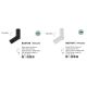 Plafoniere cu spoturi, Spoturi aplicate - Spot LED aplicat ajustabil design modern BOSTON alb