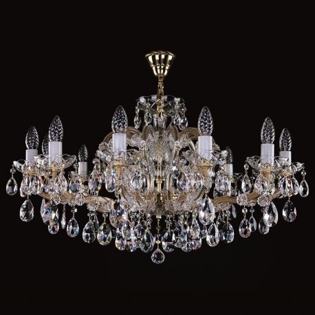 Lustre Cristal Bohemia - Candelabru Cristal Bohemia Exclusive 12 brate MARIA TEREZIA 24