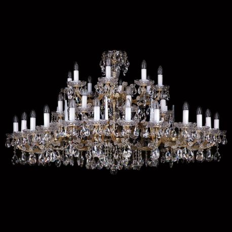 Lustre Cristal Bohemia - Candelabru XXL Cristal Bohemia Exclusive 40 brate MARIA TEREZIA 32