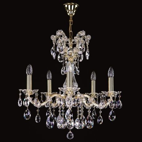 Lustre Cristal Bohemia - Candelabru Cristal Bohemia Exclusive 5 brate MARIA TEREZIA 34