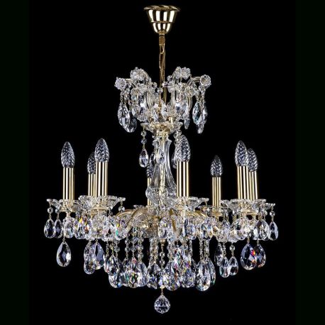 Lustre Cristal Bohemia - Candelabru Cristal Bohemia Exclusive 8 brate MARIA TEREZIA 36