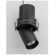 Spoturi incastrabile spatii comerciale - Spot LED incastrabil ajustabil design modern PIN negru