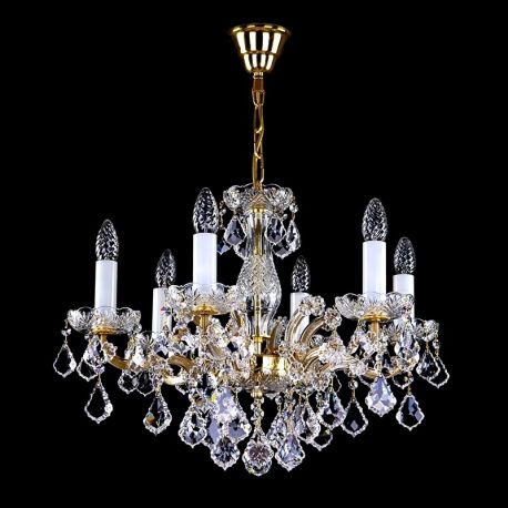 Lustre Cristal Bohemia - Candelabru Cristal Bohemia Exclusive 6 brate MARIA TEREZIA 47