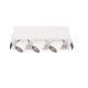 Spoturi incastrabile spatii comerciale - Corp LED incastrabil cu 3 Mini Spoturi ajustabile DESERT albe