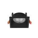 Spot incastrabil patrat tavan fals / plafon STAF negru