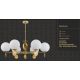 Candelabre, Lustre - Candelabru 6 brate design clasic din alama DIMARO