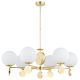 Candelabre, Lustre - Candelabru 6 brate design clasic din alama DIMARO