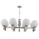 Candelabre, Lustre - Candelabru 8 brate design clasic din alama DIMARO