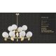 Candelabre, Lustre - Candelabru 12 brate design clasic din alama DIMARO