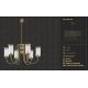 Candelabre, Lustre - Candelabru 6 brate design clasic din alama OLZANO