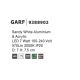 Plafoniere cu spoturi, Spoturi aplicate - Spot LED aplicat tavan / plafon design modern minimalist GARF alb