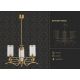 Candelabre, Lustre - Candelabru 3 brate elegant design clasic Ruta