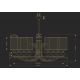 Candelabre, Lustre - Candelabru 8 brate elegant design clasic Ruta