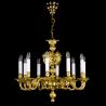 Candelabru LUX 10 brate realizat din alama MONA X.
