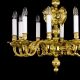 Candelabre, Lustre - Candelabru LUX 10 brate realizat din alama MONA X.