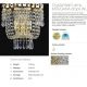 Aplice Cristal Bohemia - Aplica de perete Cristal Bohemia Exclusive Morgana drops WL