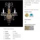 Aplice Cristal Bohemia - Aplica eleganta, design LUX Cristal Bohemia Exclusive NADINE II. CE