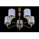 Lustre Cristal Bohemia - Candelabru 5 brate LUX design modern, Cristal Bohemia Exclusive TRINITY 01-CH