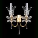 Aplica deosebita cu 2 brate design LUX Cristal Bohemia Exclusive ISABELL 01-WL