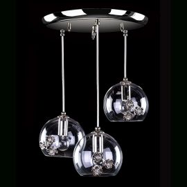 Lustre Cristal Bohemia - Lustra cu 3 pendule design LUX decorativ PRIMAVERA 05-CH