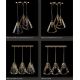 Pendule, Lustre suspendate - Lustra, Pendul cu model design minimalist SWING 02-CH