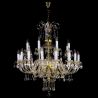 Candelabru XXL cu 24 brate Cristal Bohemia Exclusive ROMA XXIV.
