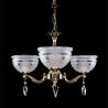 Candelabru 3 brate Cristal Bohemia Exclusive SAFFIRA III.