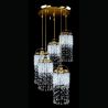 Lustra cu 5 pendule Cristal Bohemia Exclusive SMALL GAME 01-05