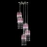 Lustra cu 5 pendule Cristal Bohemia Exclusive SMALL GAME 01-05 COLOUR MIX