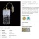 Aplice Cristal Bohemia - Aplica de perete Cristal Bohemia Exclusive SMALL GAME 91-01 WL