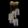 Lustra cu 5 pendule Cristal Bohemia Exclusive SMALL GAME 08-05