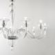 Candelabre, Lustre - Candelabru elegant cu 8 brate BRIGITTA SP8 TRASPARENTE