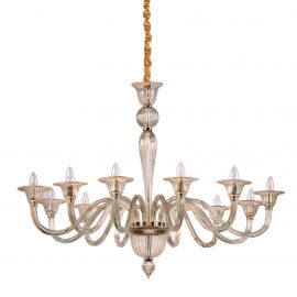 Candelabre, Lustre - Candelabru elegant cu 12 brate BRIGITTA SP12 AMBRA