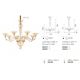 Candelabre, Lustre - Candelabru elegant cu 12 brate BRIGITTA SP12 AMBRA