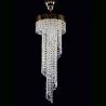 Lustra, Pendul Cristal Bohemia Exclusive diam.25cm SPIRAL 250x750 drops