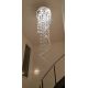 Lustre Cristal Bohemia - Lustra, Pendul Cristal Bohemia Exclusive diam.60cm SPIRAL CHAOS 600x2500