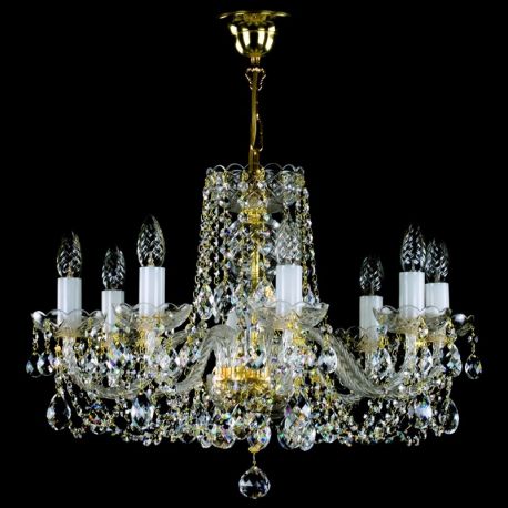 Lustre Cristal Bohemia - Candelabru Cristal Bohemia Exclusive 8 brate Tatana VIII