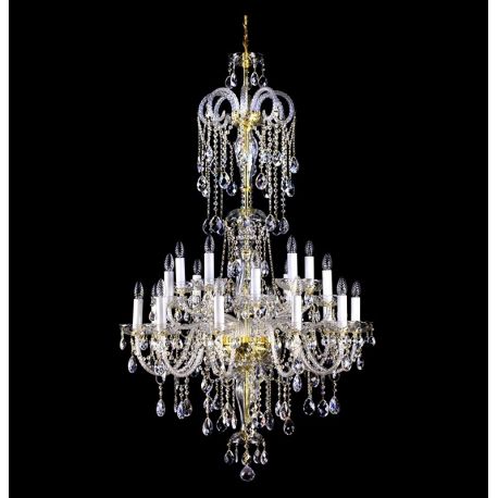 Lustre Cristal Bohemia - Candelabru casa scarii Cristal Bohemia Exclusive diam. 91cm THEODORA XX