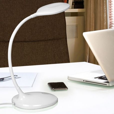 Lampi birou - Lampa LED de birou SCOOP WHITE