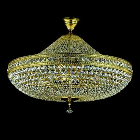 Lustre Cristal Bohemia - Plafoniera Cristal Bohemia Exclusive diametru 80cm VALERIE DIA 800 CE
