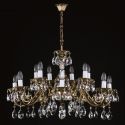Candelabru cristal Bohemia 16 brate VIKTORIE CE